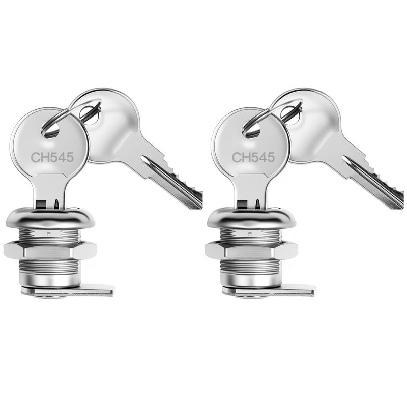 WOOCH Truck Tool Box Lock with Keys, 5/8"" Replacement Pickup Toolbox Lock Cylinder for Latch - Compatible with UWS, Dee Zee, Delta, Weatherguard, Kobalt, Better Built Toolboxes (2 Pack) - Image 1